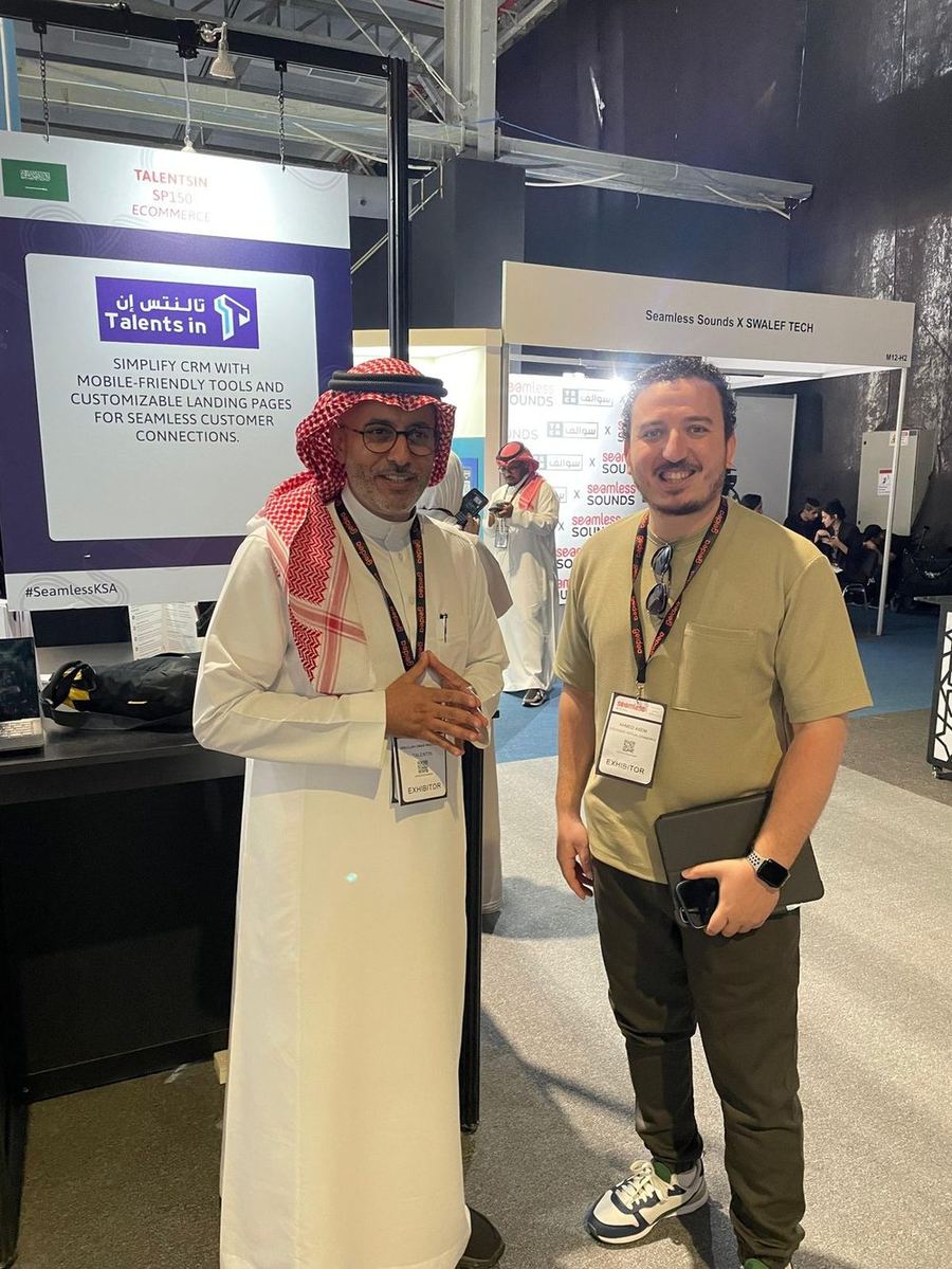 Ahmed Assem at a partner meeting in Saudi Arabia